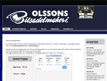 Tablet Screenshot of olssonsbilsadelmakeri.se